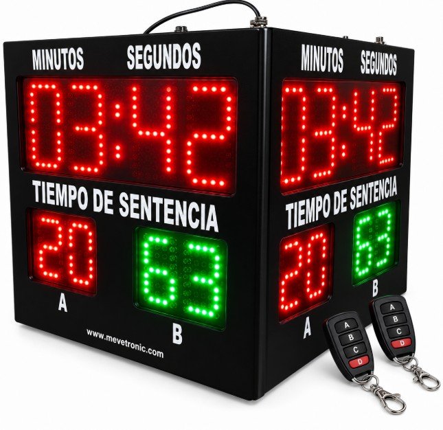 Reloj unificado 4 caras