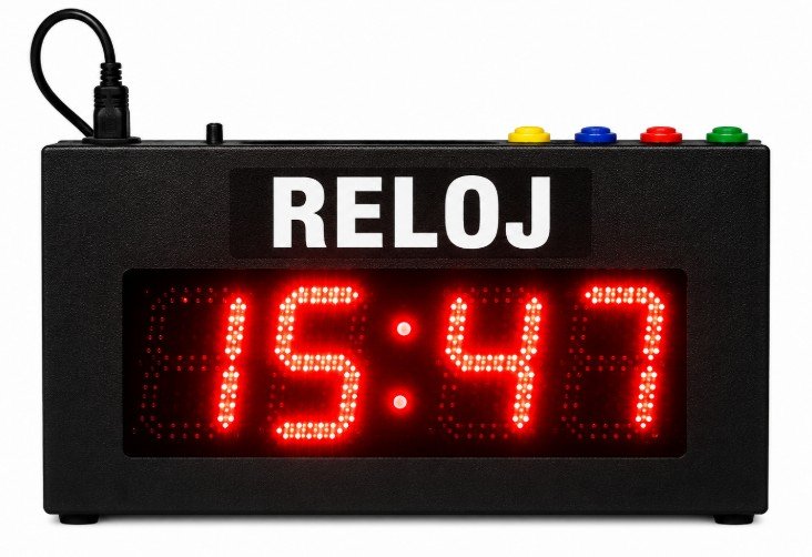 Reloj con alarma mediano